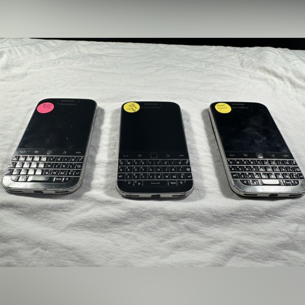 Lot Of 3 BlackBerry Classic For Parts